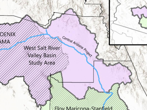 Phoenix AMA, West Salt River Valley Basin Map