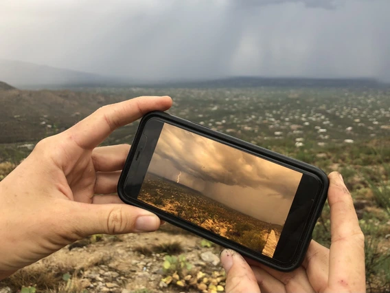 Jim Malusa - Lightning strikes twice 2021 Catalina Highway above Tucson