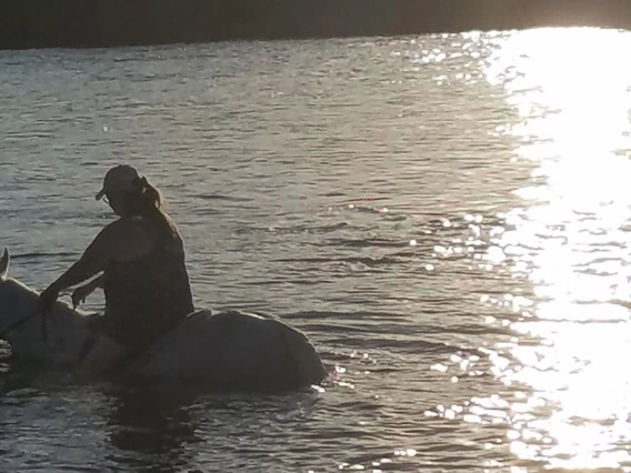 Gail Borque - The cool of the evening on the Colorado River