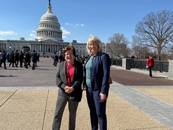 Sharon Megdal and Jamie McEvoy at the Capitol