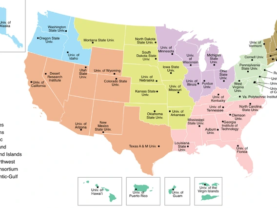 Map of WRRIs