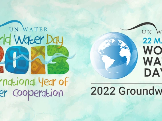 world water 2013 logo and 2022 logo comparison. 