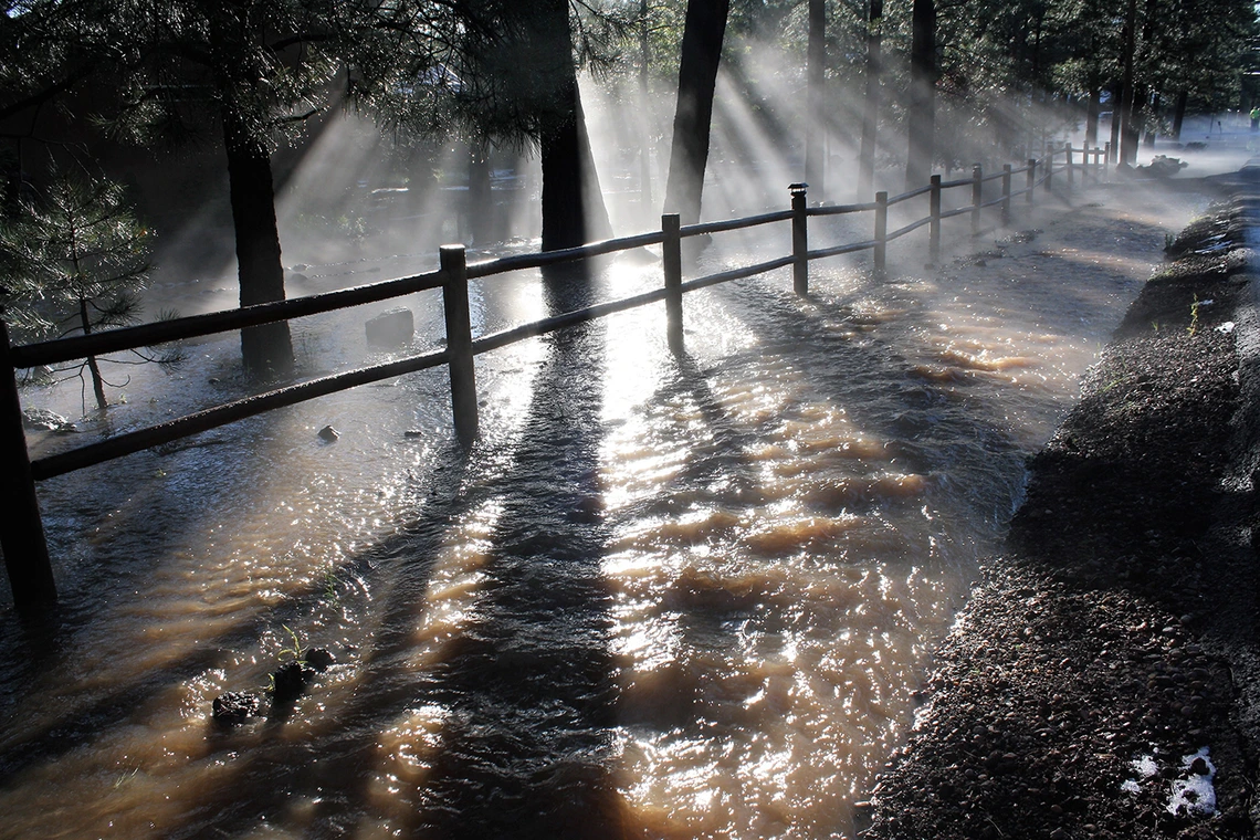 Annette Coffey - 2013 August Flood in Pinetop