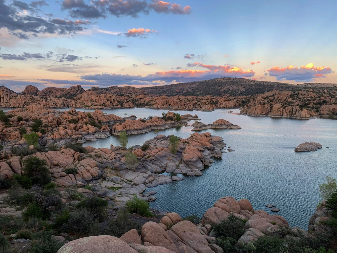 Evelyn Wynn - Arizona Sunsets - Prescott Watson Lake 2019