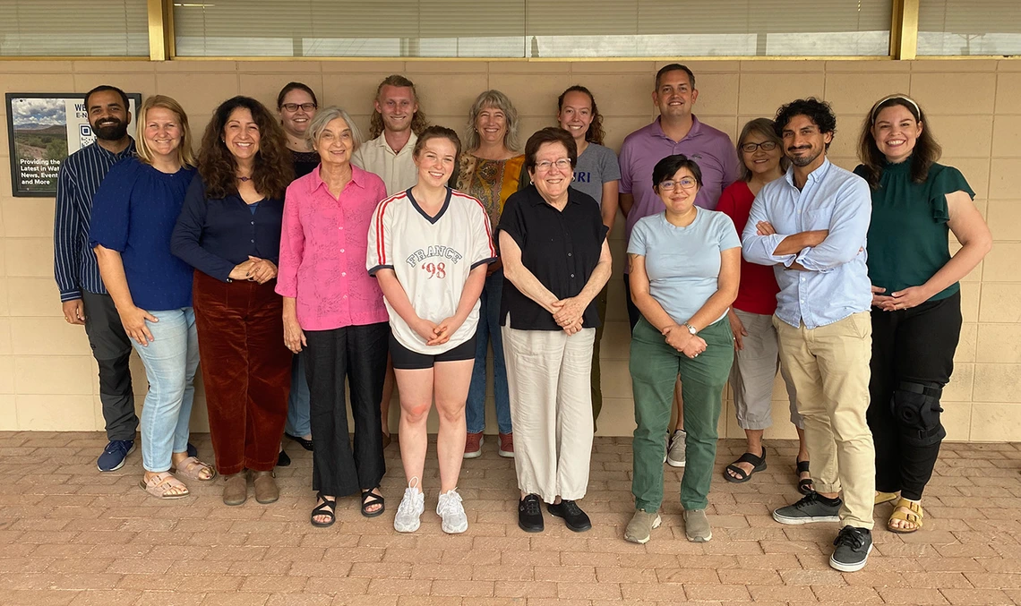 WRRC staff and students