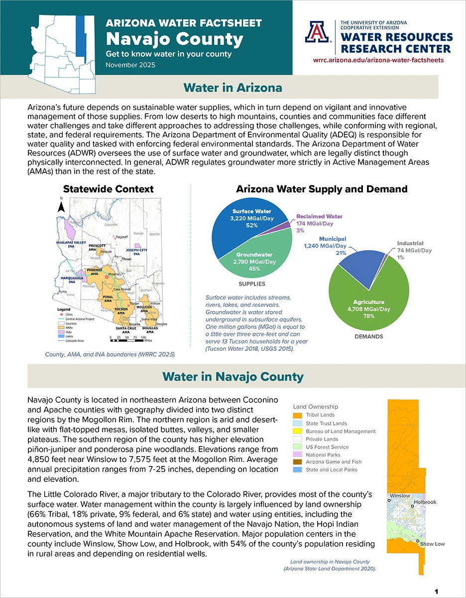 navajo factsheet page one