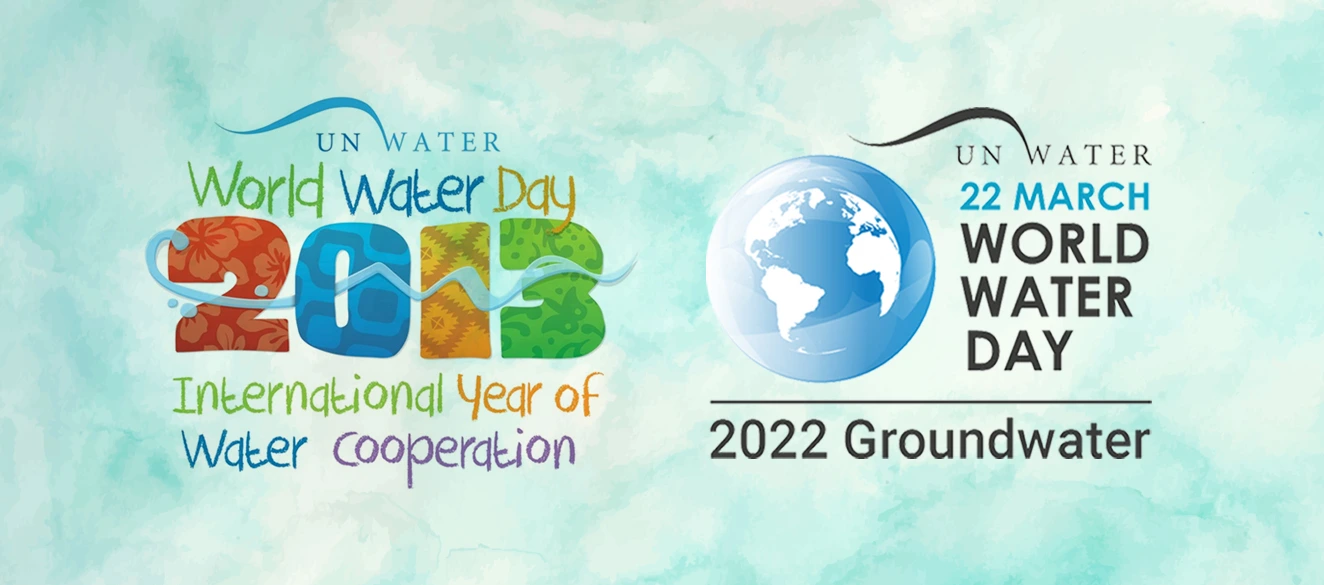 world water 2013 logo and 2022 logo comparison.