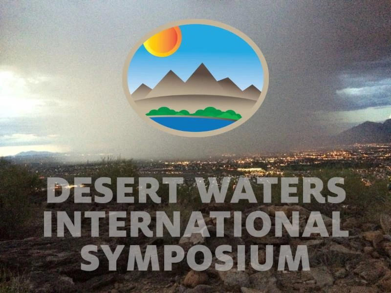 Desert Waters International Symposium logo Desert Waters International Symposium logo