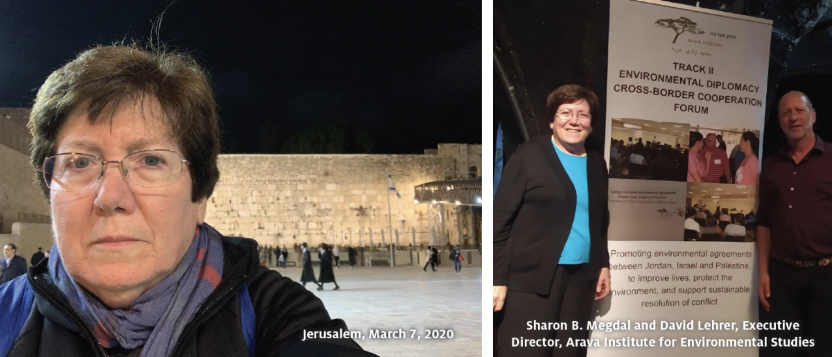 Sharon B. Megdal in Jerusalem and at a conference in Israel Sharon B. Megdal in Jerusalem and at a conference in Israel