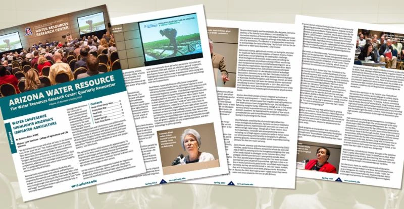 Arizona Water Resource Spring 2017 cover Arizona Water Resource Spring 2017 cover