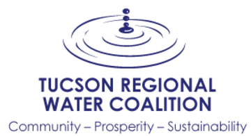 Tucson Regional Water Coalition  logo - graphic with drop forming concentric circles