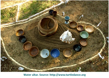 Water altar. Source: http://www.turtledance.org