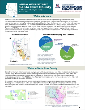 Santa Cruz County Water Factsheet Image
