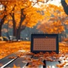 fall image with calendar