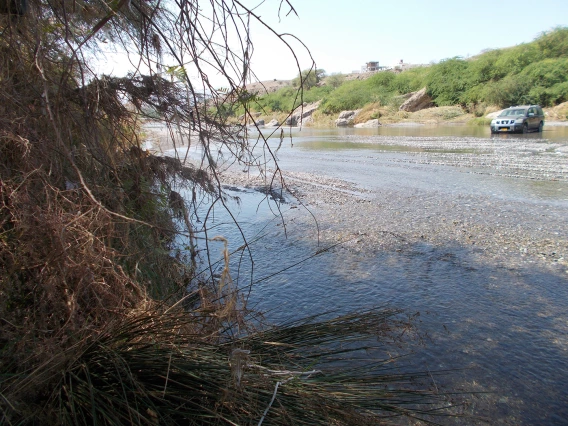 Anvar Kacimov Oman - ephemeral stream -wadi after Shaheen-2021 cyclone