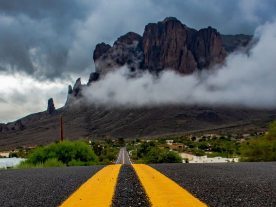 Annemarie Comes - Road to the Superstitions - Superstition Mountains