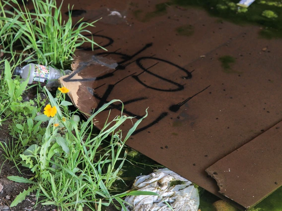 Donna Corbin photo showing waste in wash