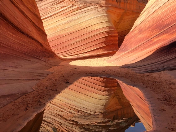 Wendy Islas - Reflections, Coyote Buttes North, UT/AZ border, 2018