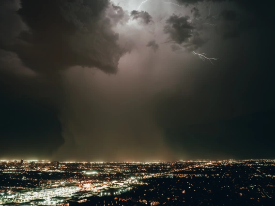 Chris Peloquin - Microburst Lightning, 2024 Phoenix, AZ