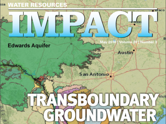 journal cover and title "transboudary groundwater"