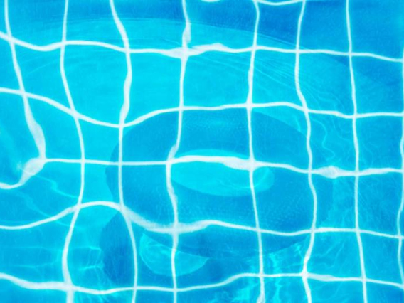 an image of a pool bottom filled with water