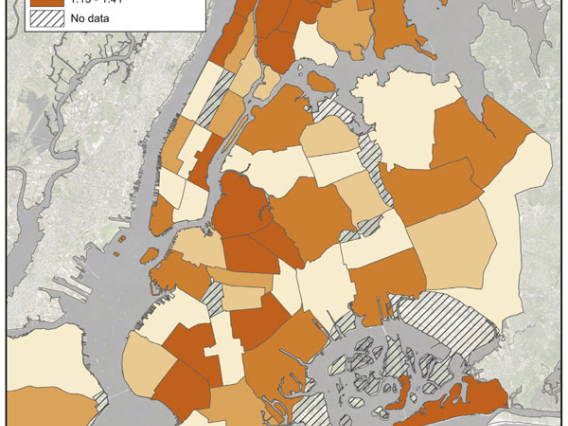 Intra-urban vulnerability to heat-related mortality in New York City