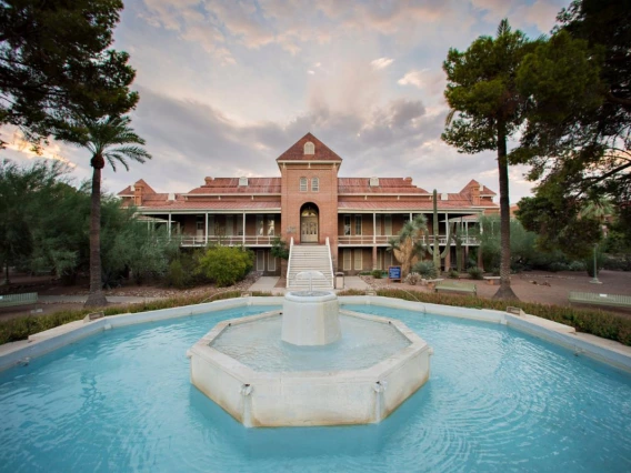 Old Main fountain, University of Arizona