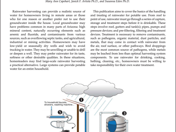 Preparing Rainwater for Potable Use Guide