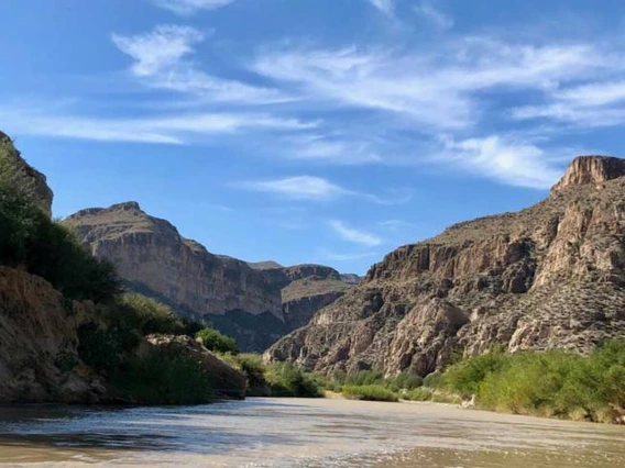 Image of a river canyon