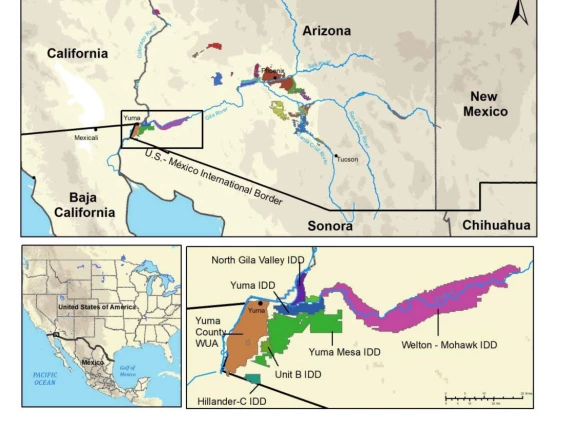 yuma irrigation district map