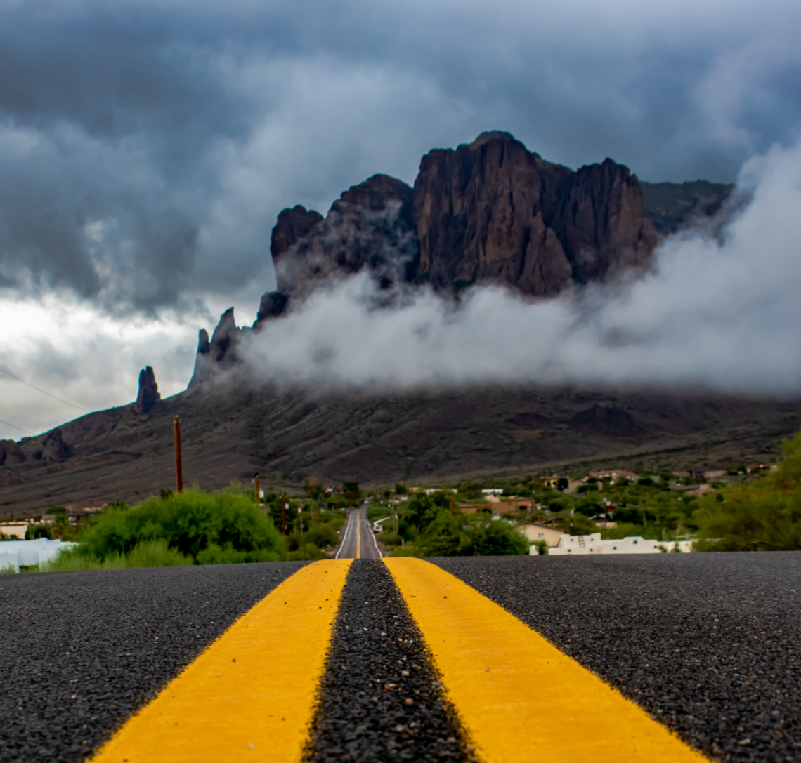 Annemarie Comes - Road to the Superstitions - Superstition Mountains