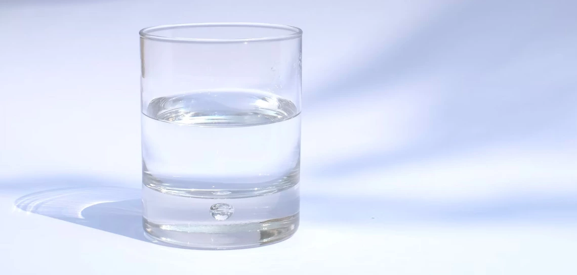 glass of water