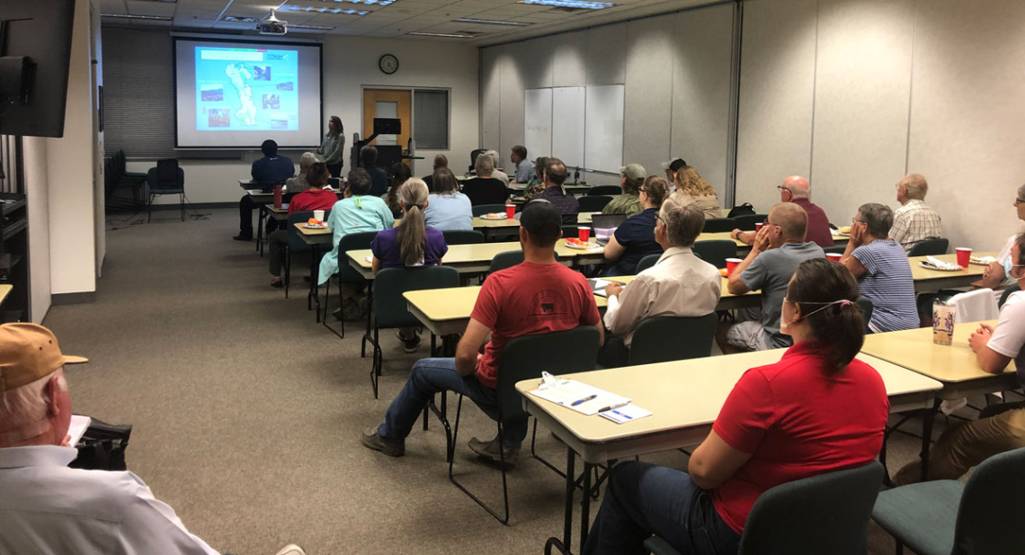 participants in arizona water factsheets event in benson az