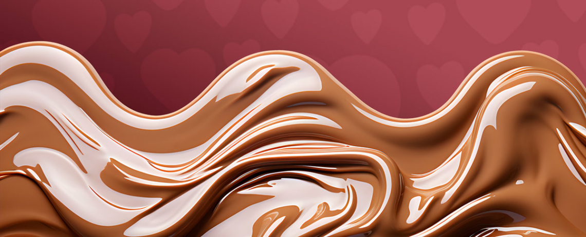 image with a chocolate wave