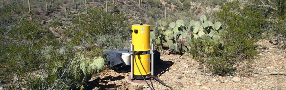 Tucson AMA station with monitoring equipment