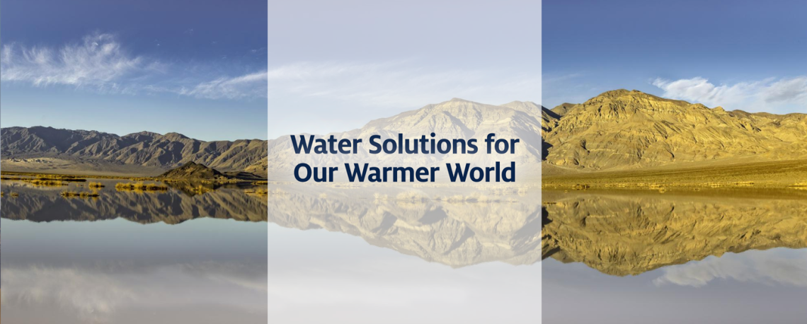 Water Solutions for a Warmer World Banner