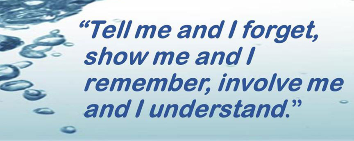 APW Quote, Tell me and I forget, show me and I remember, involve me and I understand