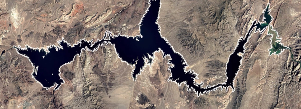 Lake Mead from above