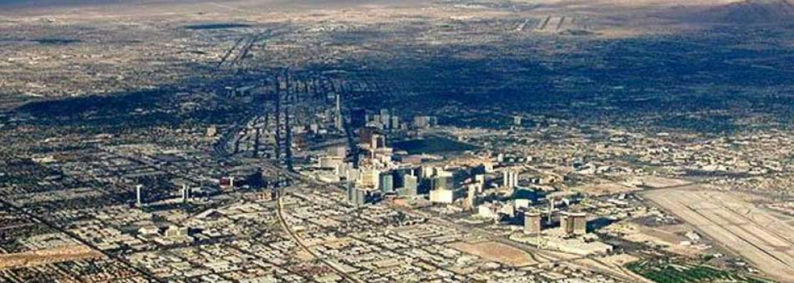 Aerial image of Las Vegas 
