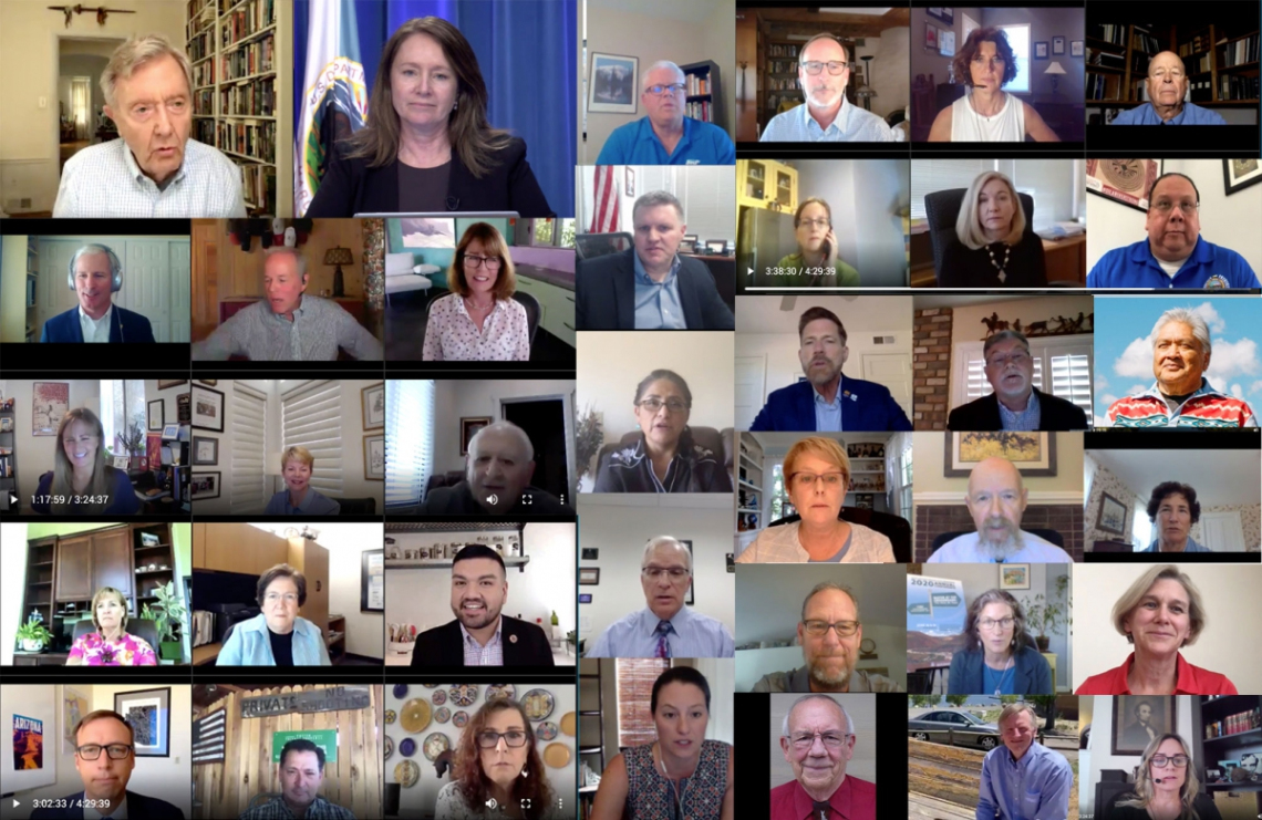 Screenshot of WRRC Conference Speakers