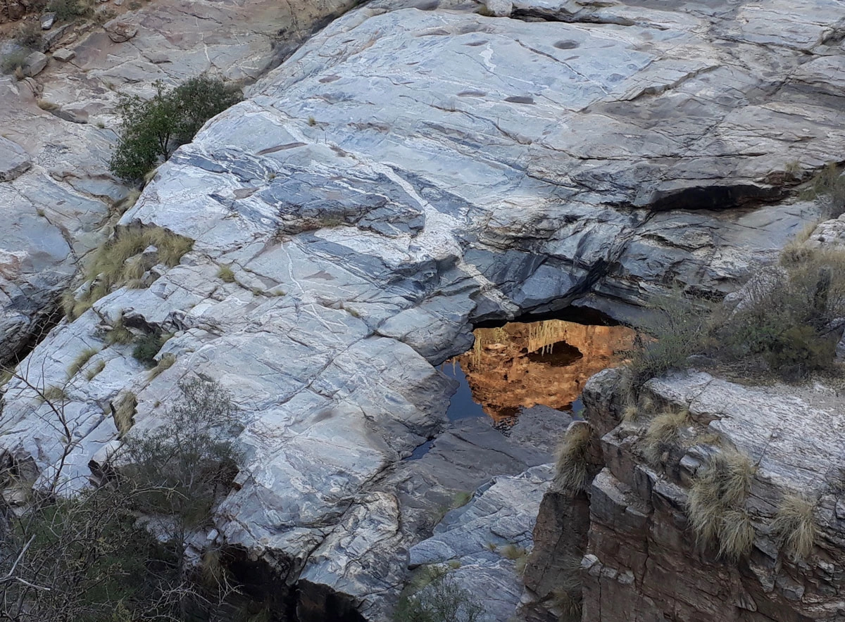 Emily Gardner - Short Fall, Location: Seven Falls, Sabino Canyon 2017