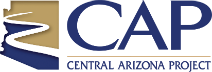 central arizona project logo - az silhouette with river running through it