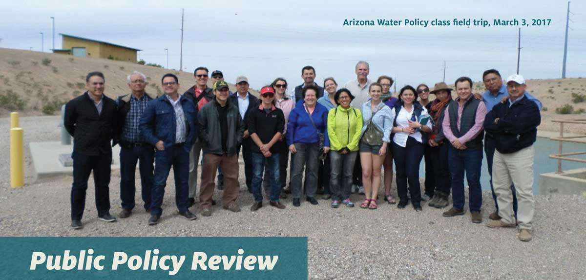 Arizona water policy class field trip, march 3, 2017