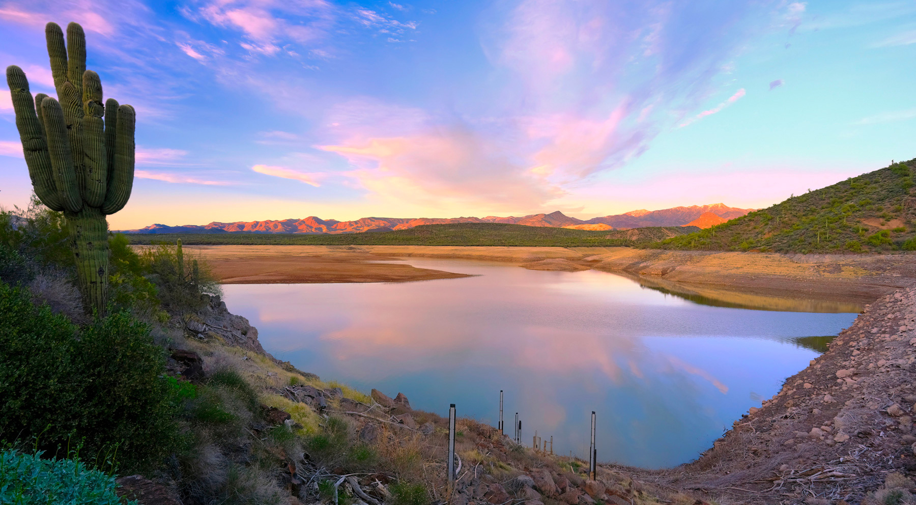 Ted Wuollet - Horseshoe Dam Reservoir; Horseshoe Lake, AZ; 2021 cropped