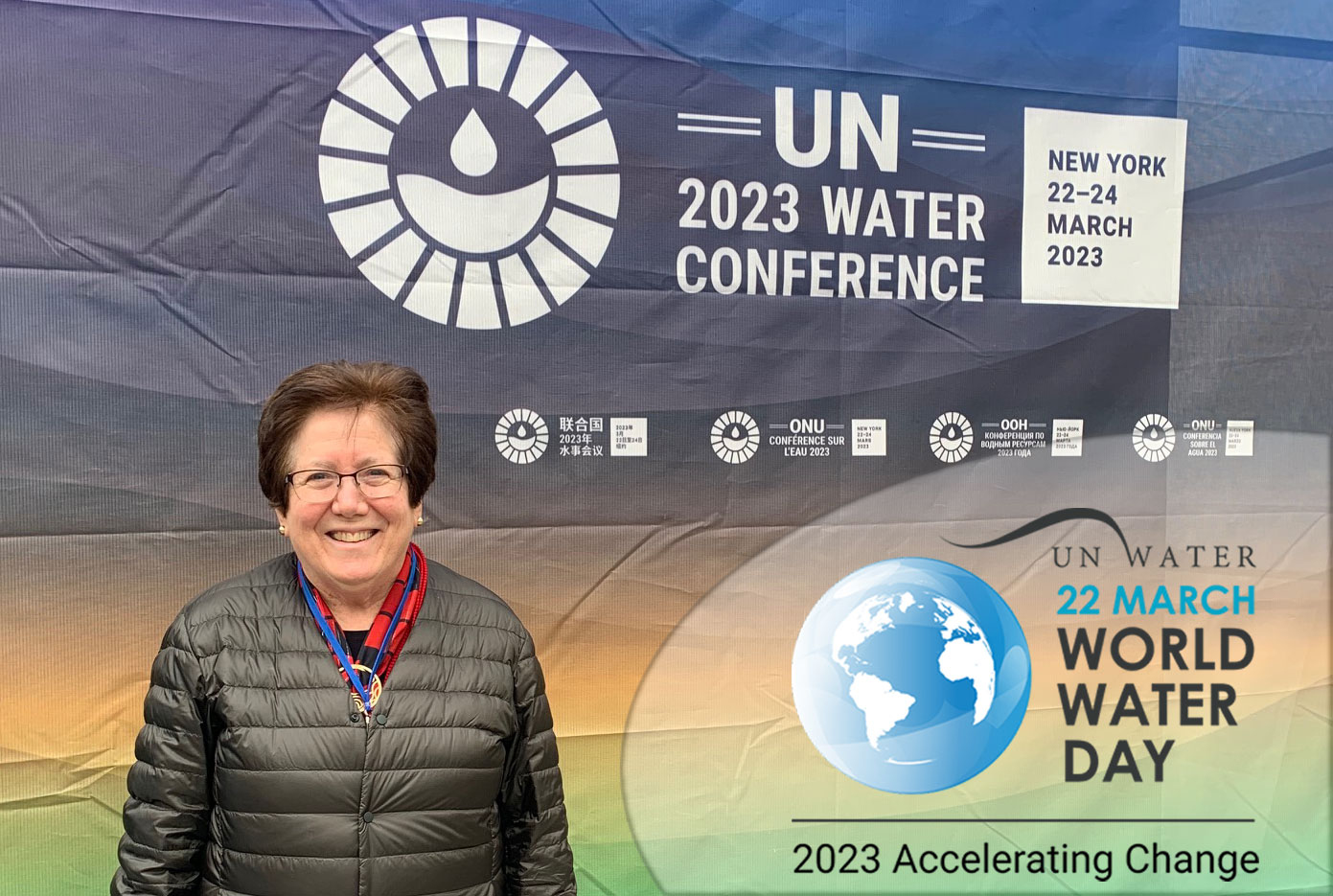sharon megdal at UN water conference