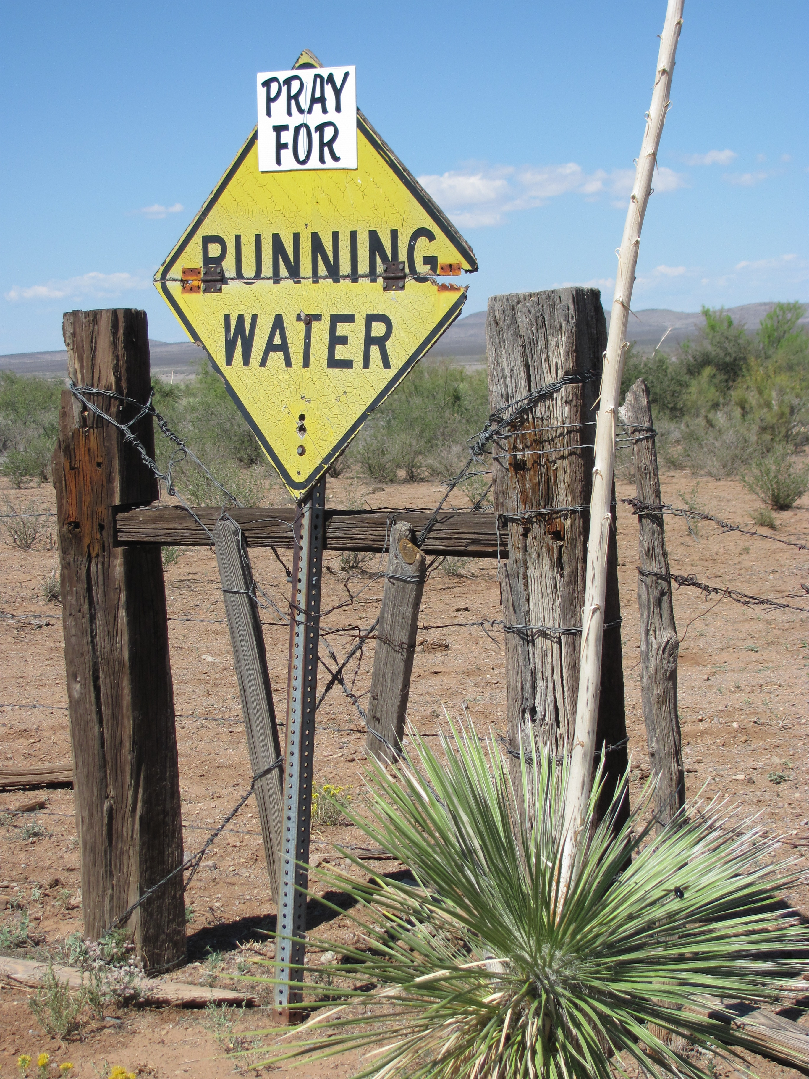 Eric Weiss – Pray for Water, Southern New Mexico near Rodeo, 2012