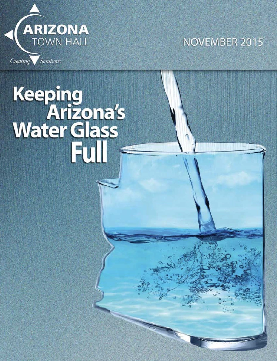 arizona town hall - Keeping Arizona's Water Glass Full cover