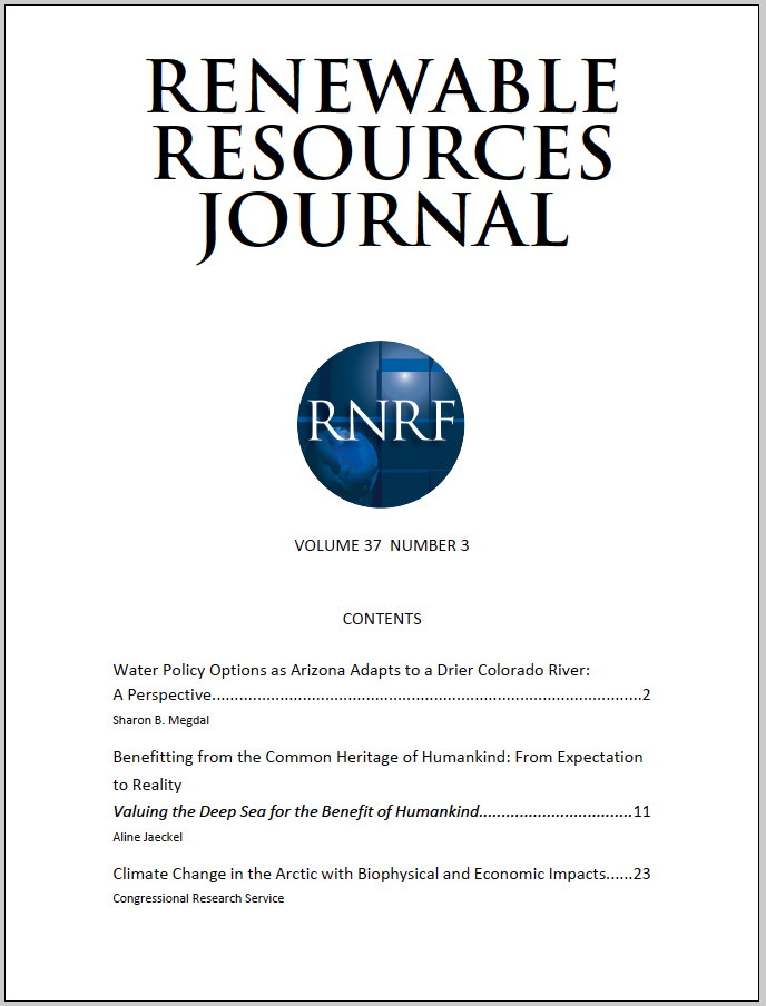 renewable resources journal cover
