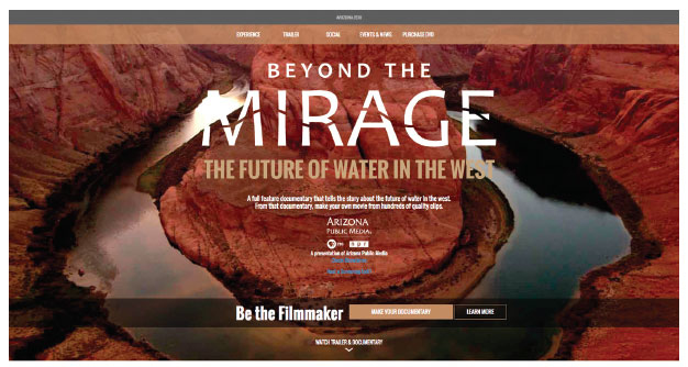 "Beyond the Mirage: The Future of Water in the West" poster