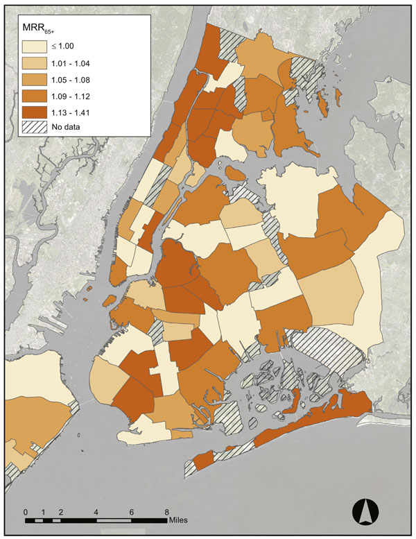 Intra-urban vulnerability to heat-related mortality in New York City